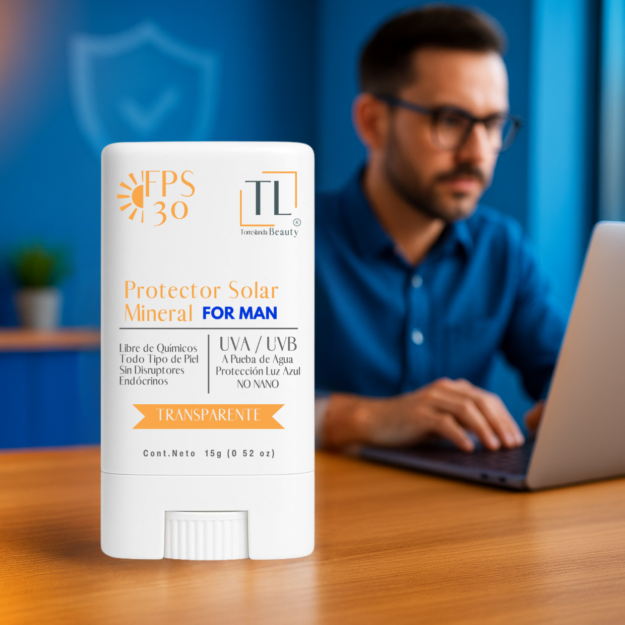 Protección Solar Mineral FOR MAN